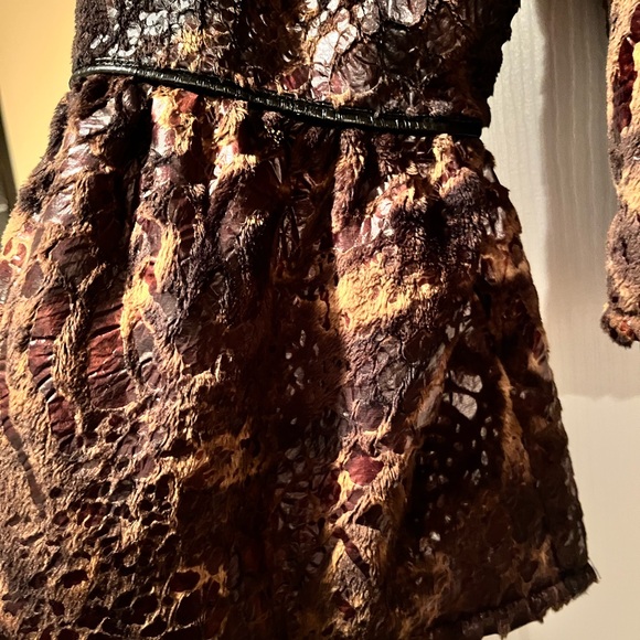 Vintage nwt animal print boxy women’s jacket with flare sleeve size large - Picture 6 of 7